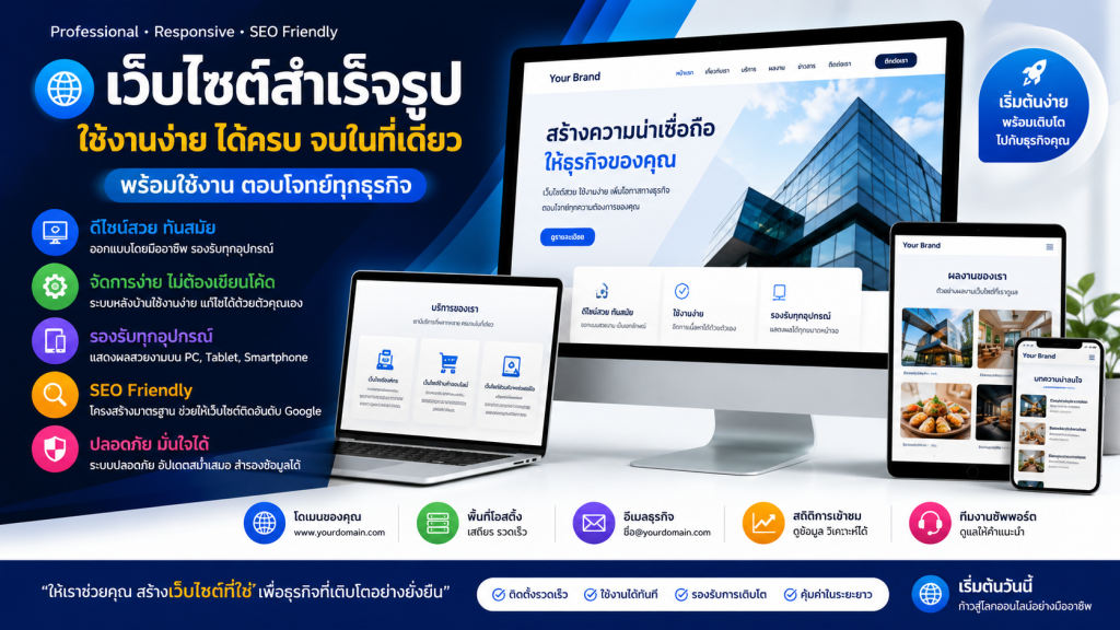 ภาพรวมความสามารถของระบบเว็บไซต์ประกาศซื้อขาย